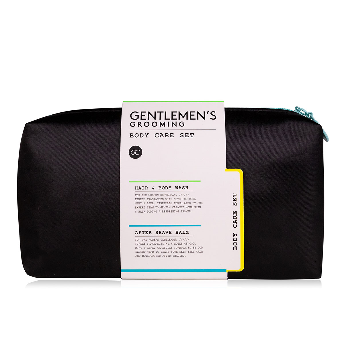 Gentlemen's grooming set in wash bag