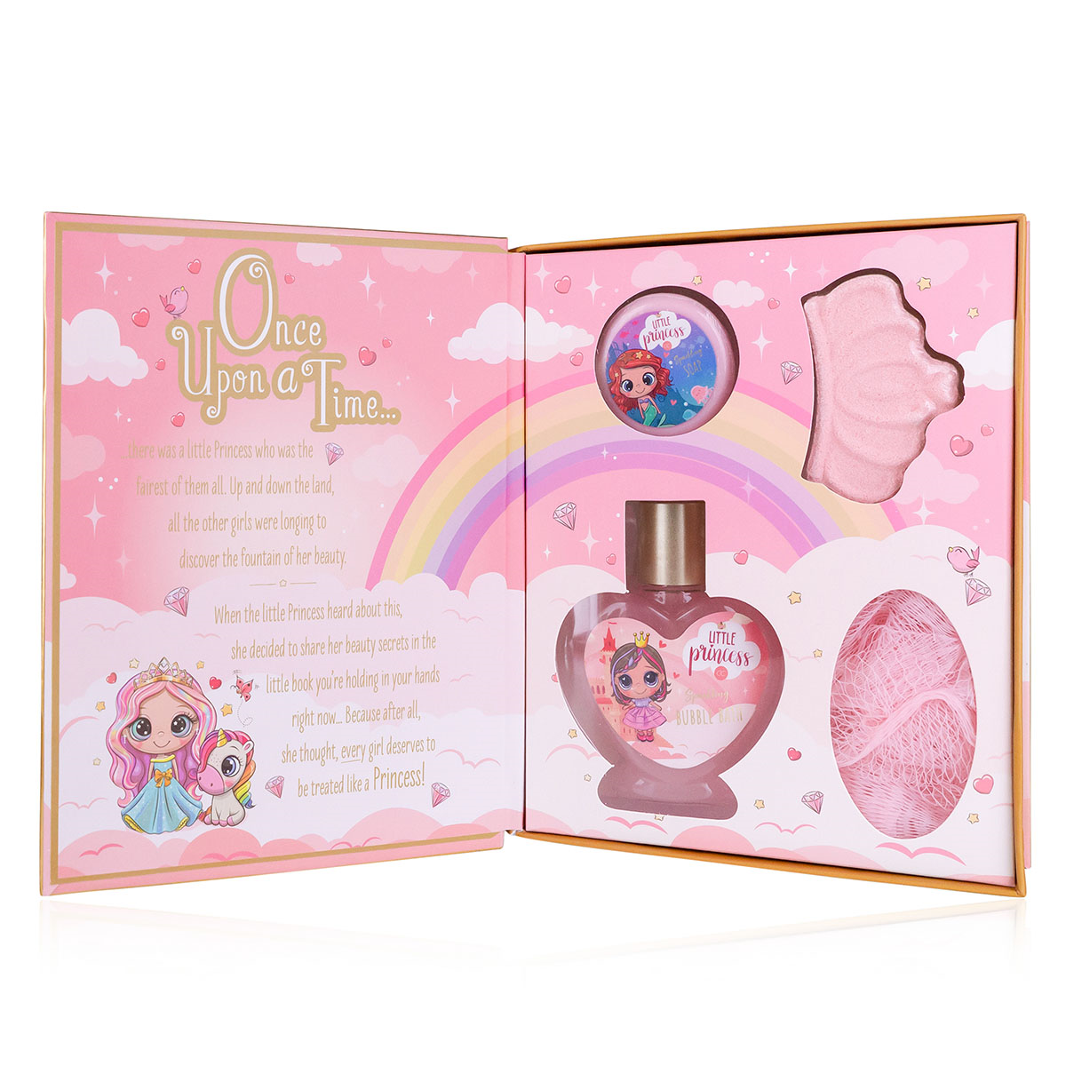 Bath set little princess book