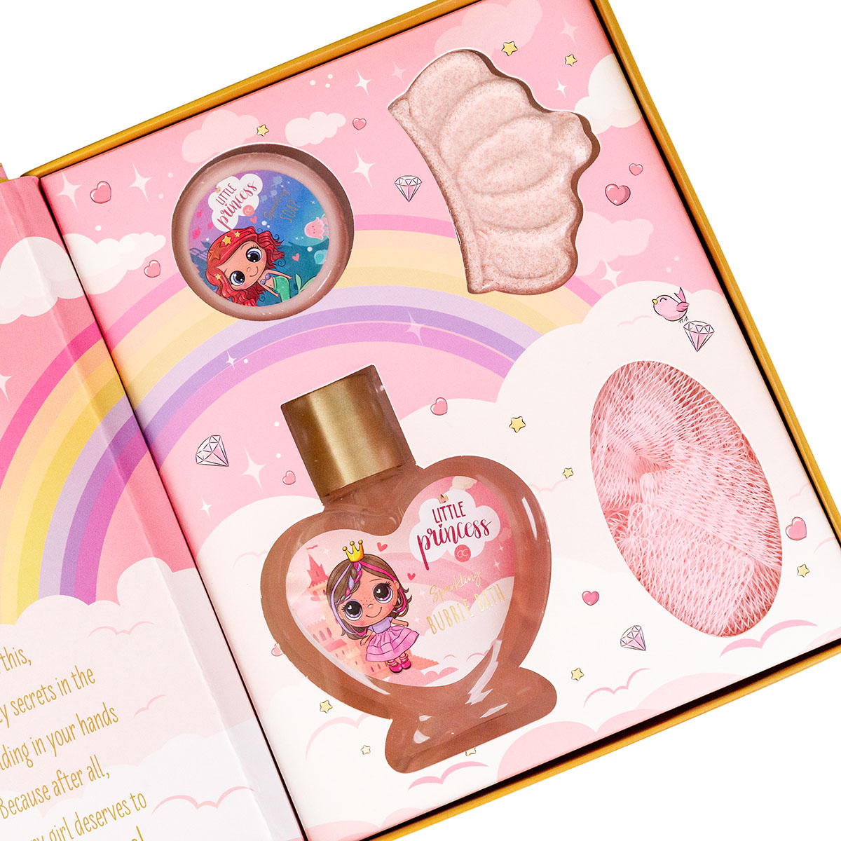 Bath set little princess book
