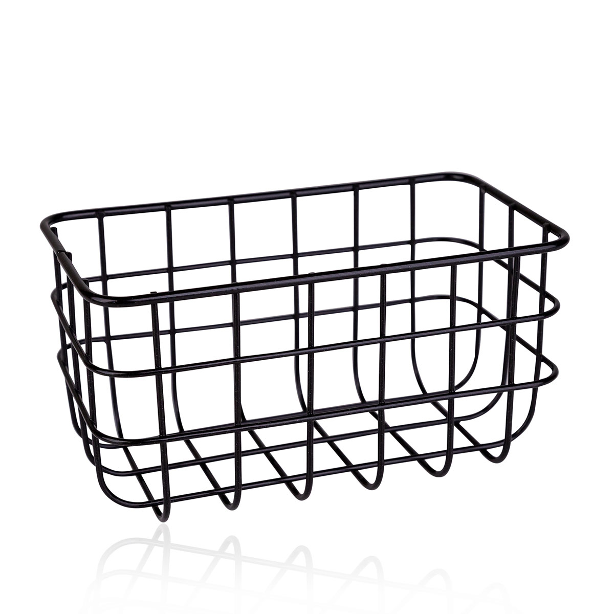 Gift set men's collection black wire basket