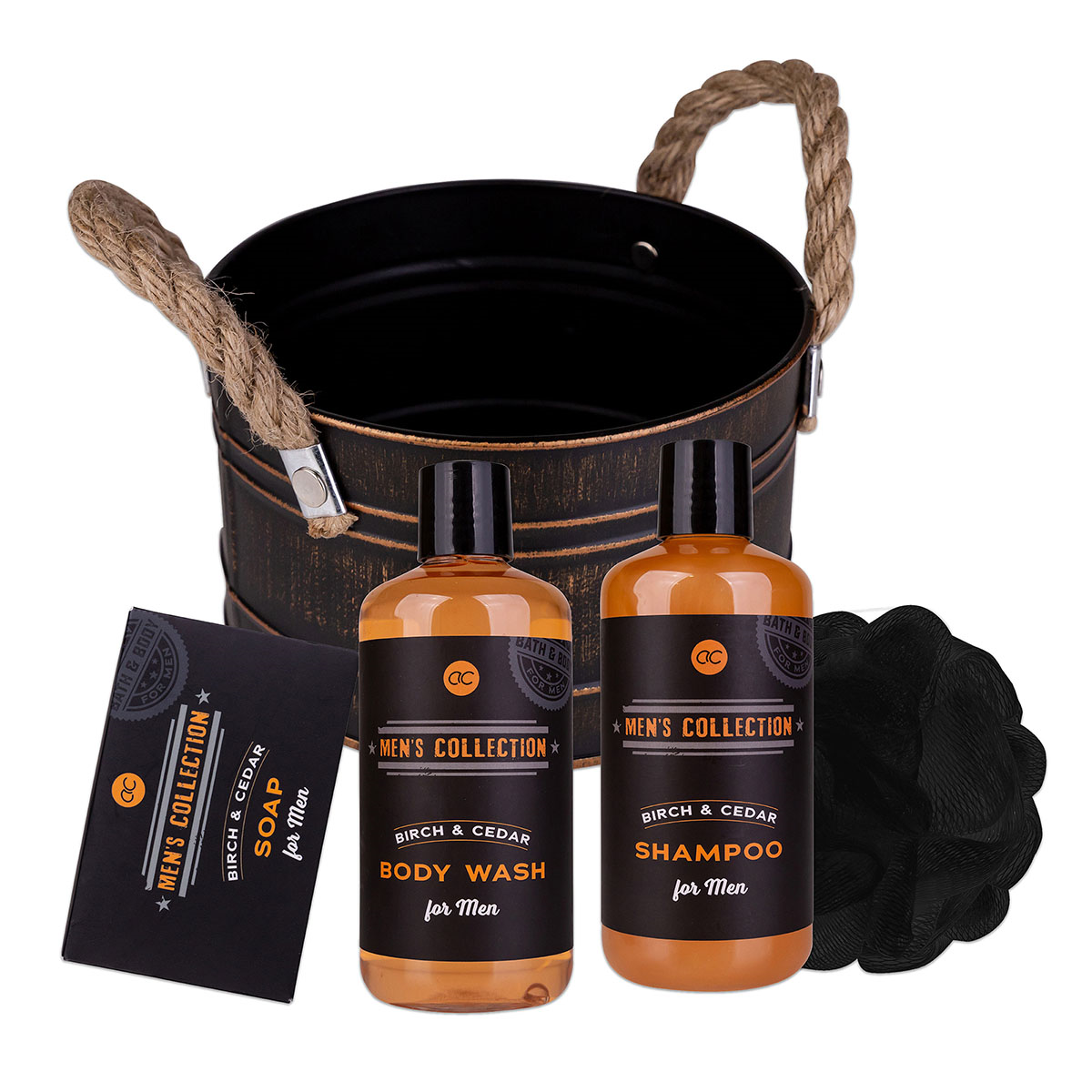 Men's collection gift set in tin bucket