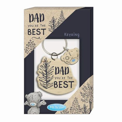'Dad you're the best' keyring