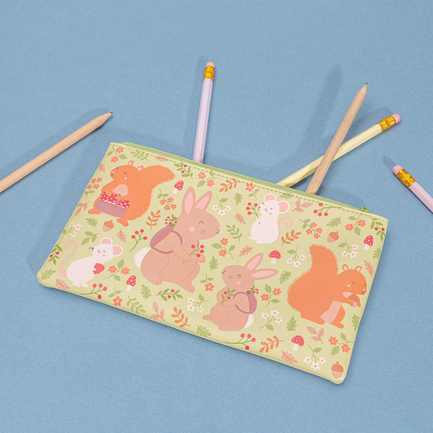 Garden friends pencil case