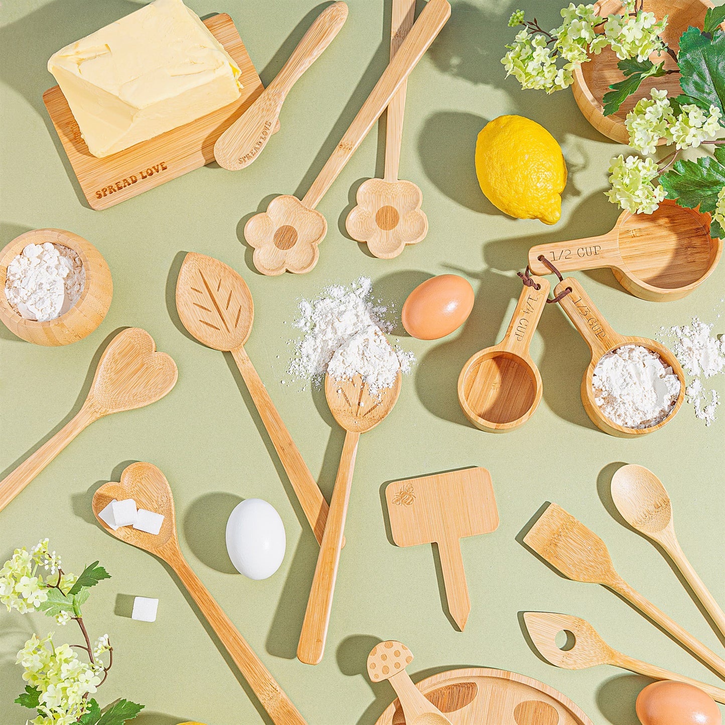 Bamboo Measuring Cups