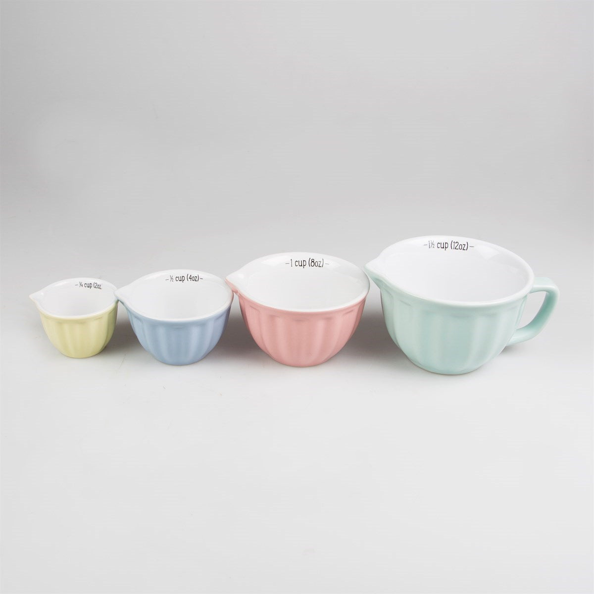 Retro Pastel Measuring Cups - Set Of 4