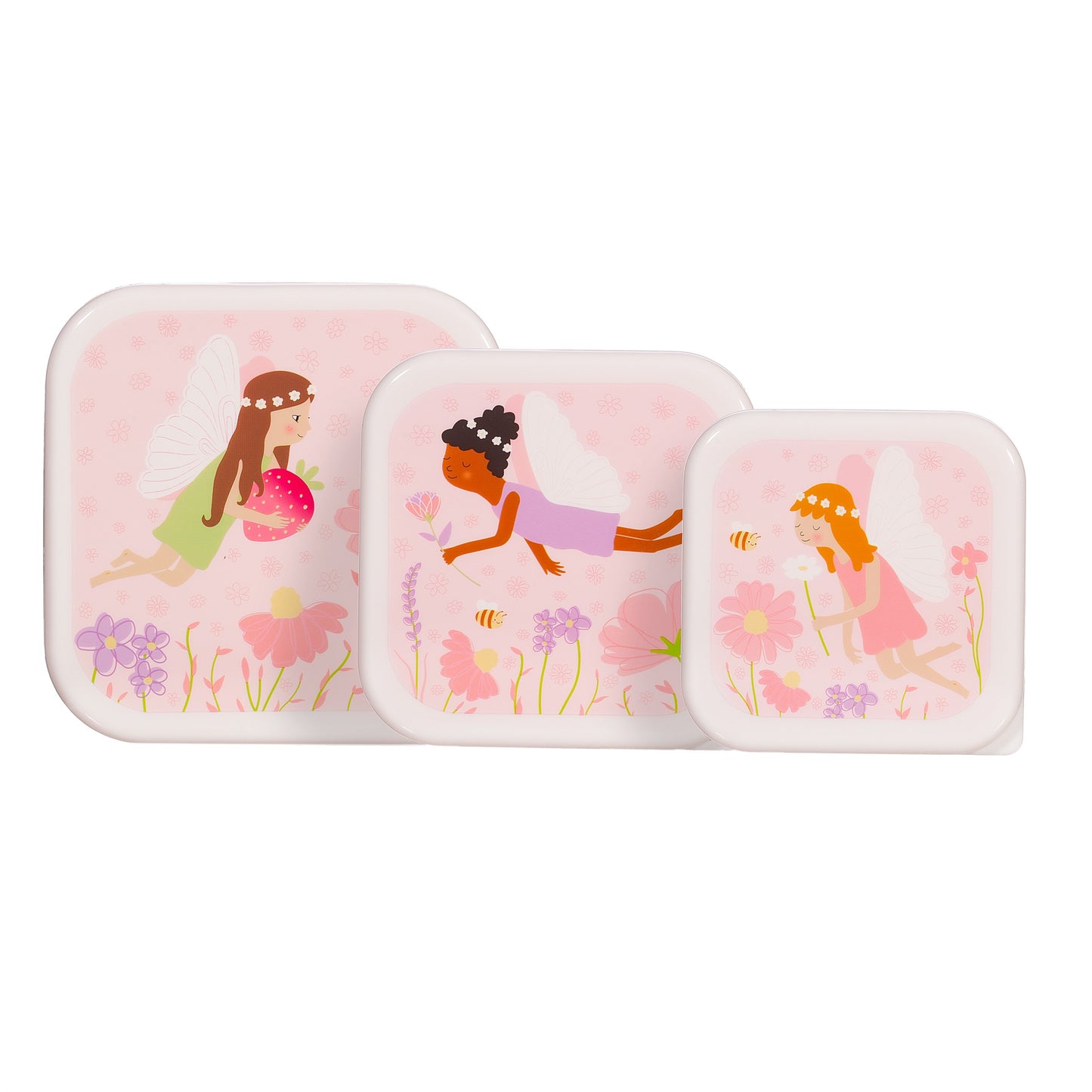 Fairy lunch boxes - set of 3