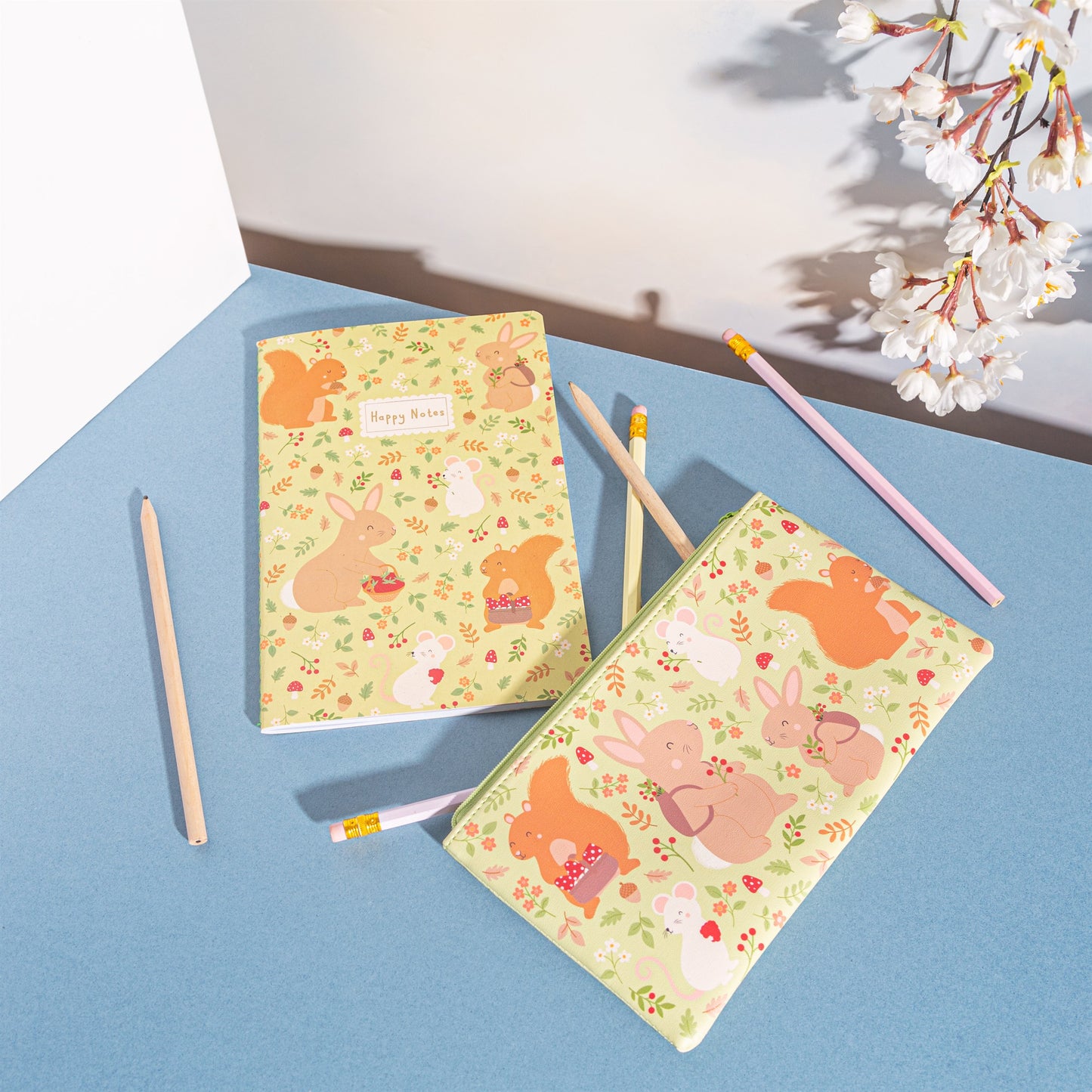 Garden friends pencil case