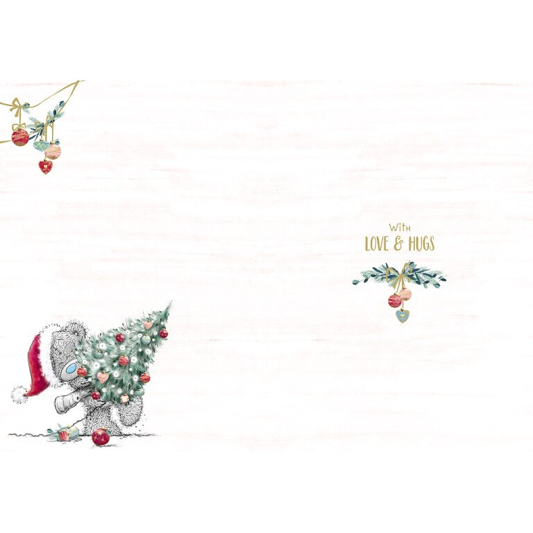 Me to You Tatty Teddy 'Wishing You the Merriest of Christmases' Christmas Card