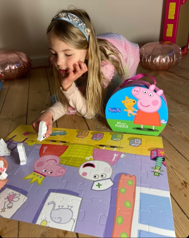Peppa Pig - Puzzle Suitcase - Peppa Teddy