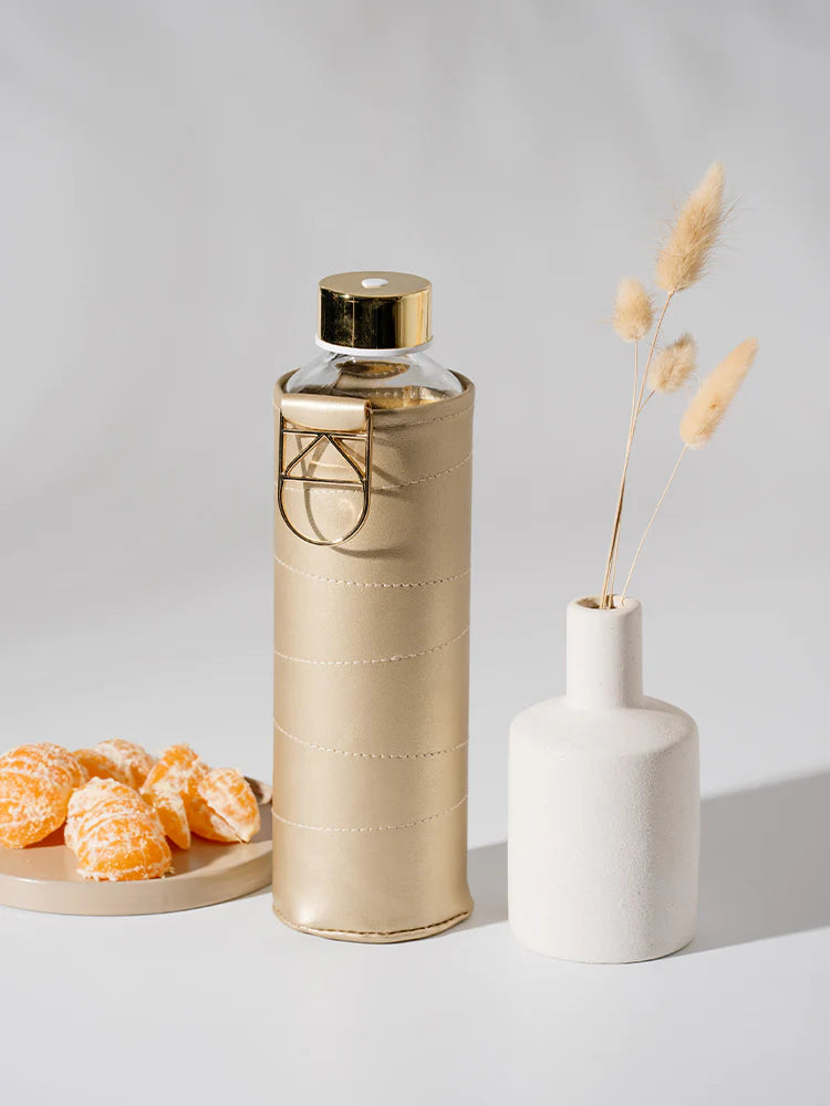 EQUA glass bottle Golden