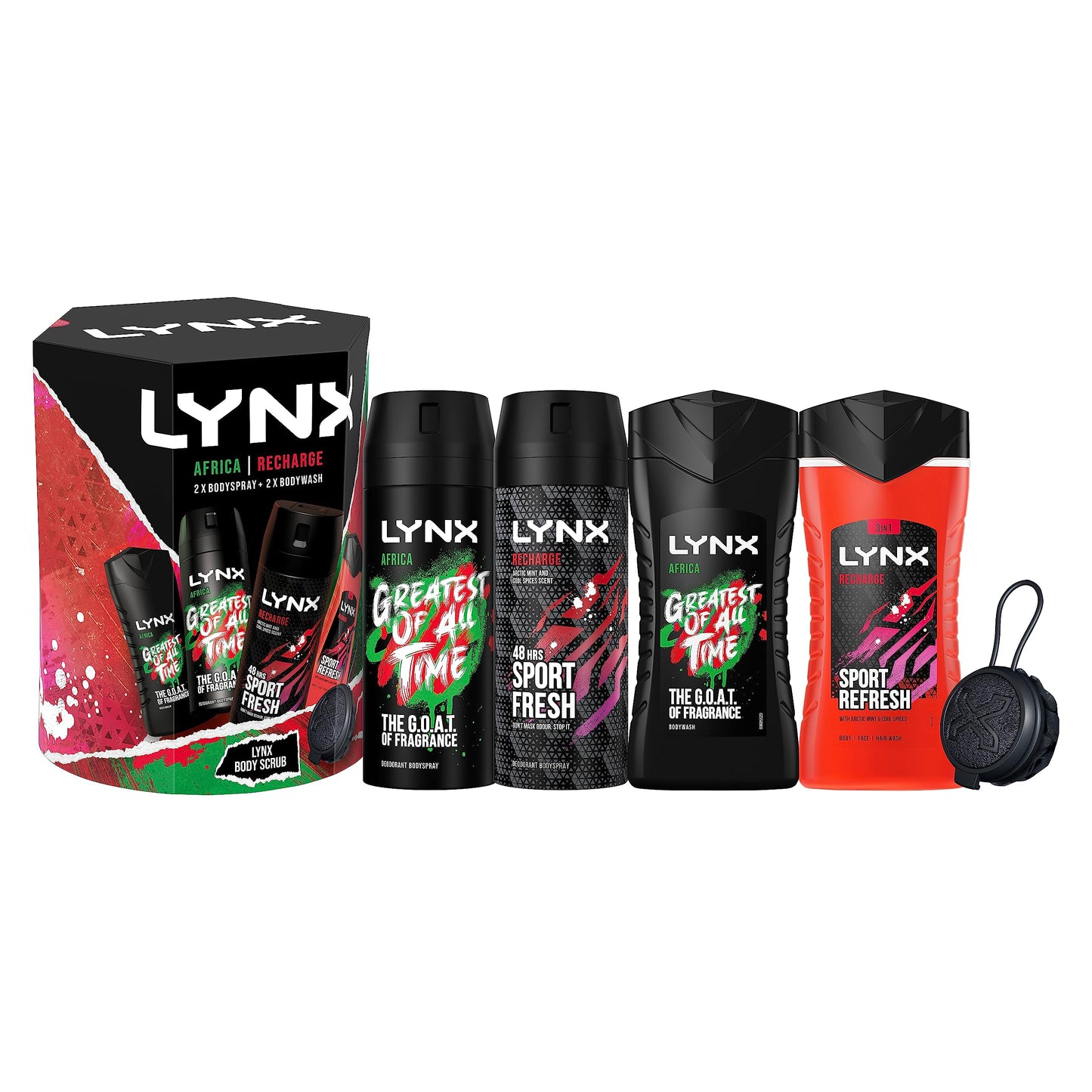LYNX recharge & Africa bumper pack Gift pack