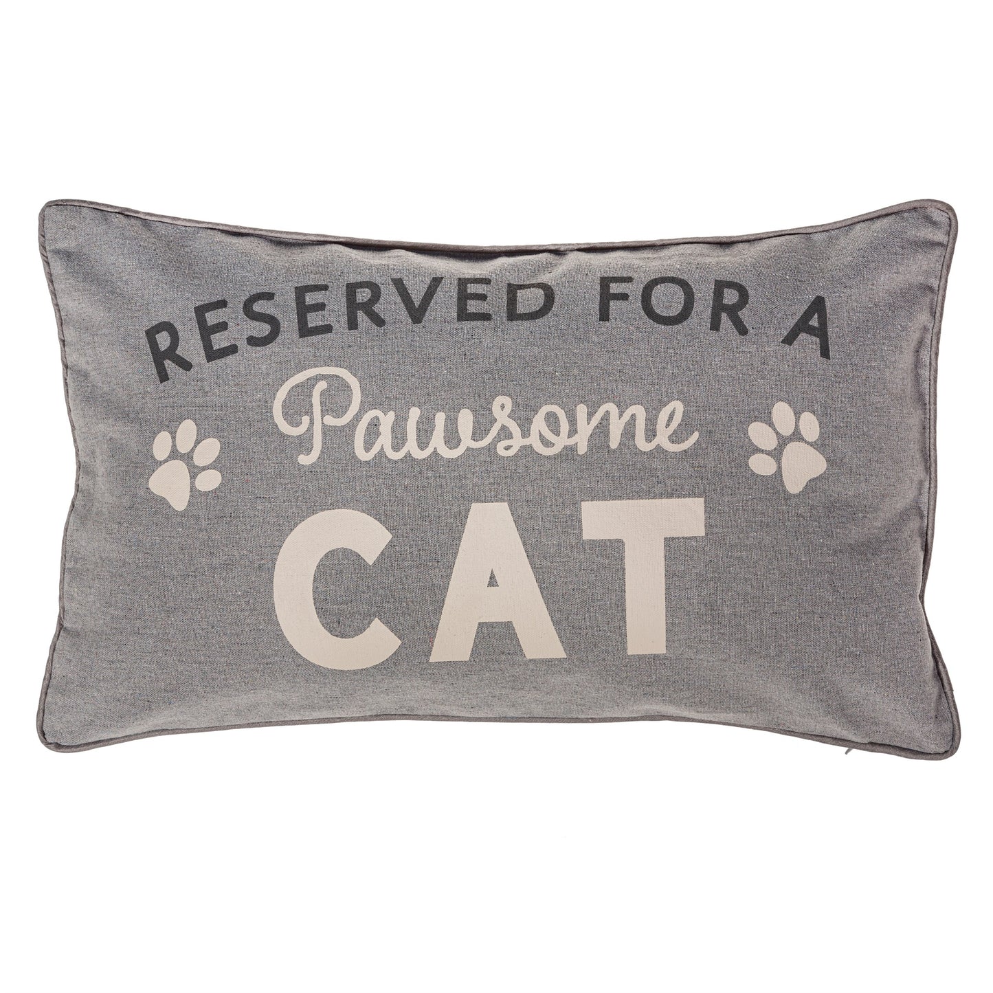 Grey Reserved for the cat Cushion