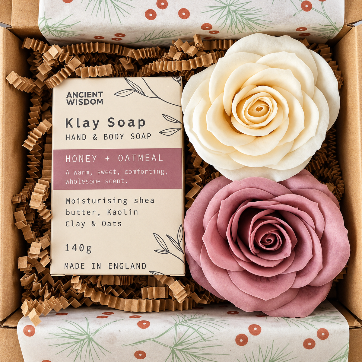 Christmas Edition Soap & Roses Gift Box 🎄