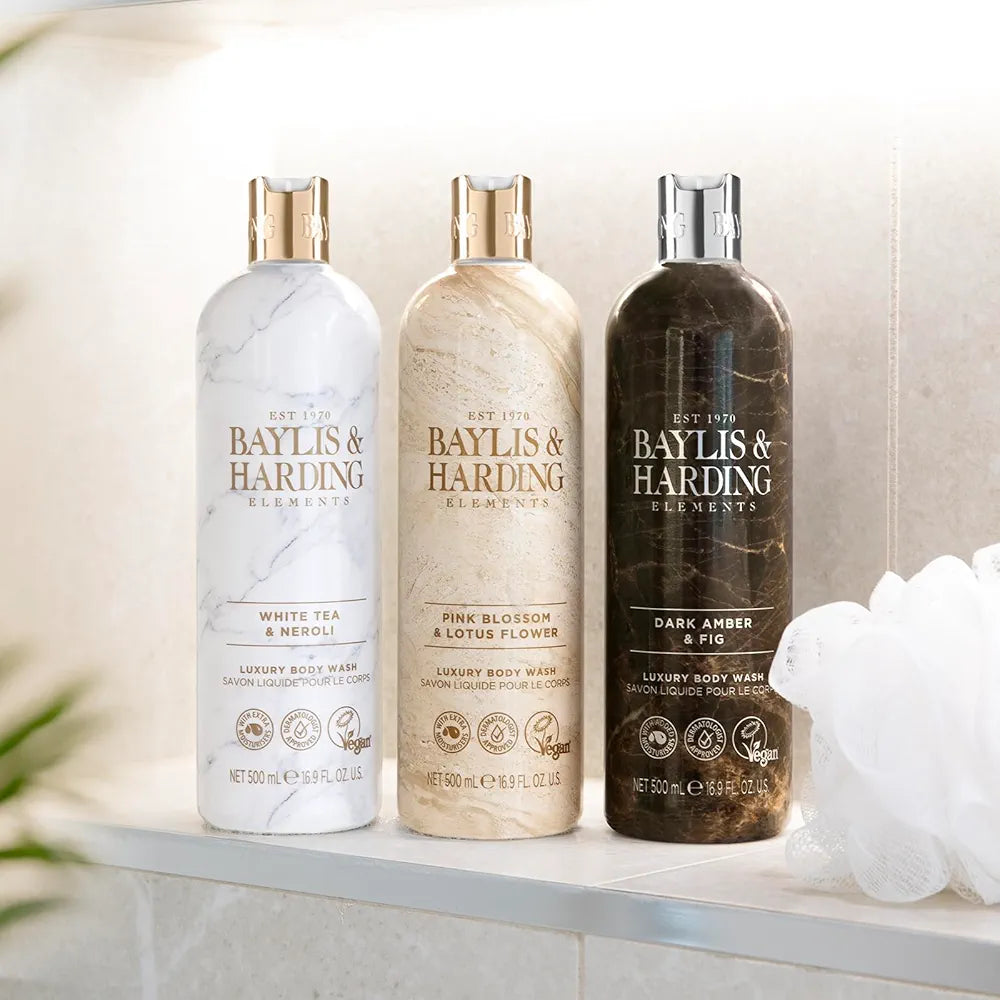 Baylis & Harding Elements, Pink Blossom & Lotus Flower body wash