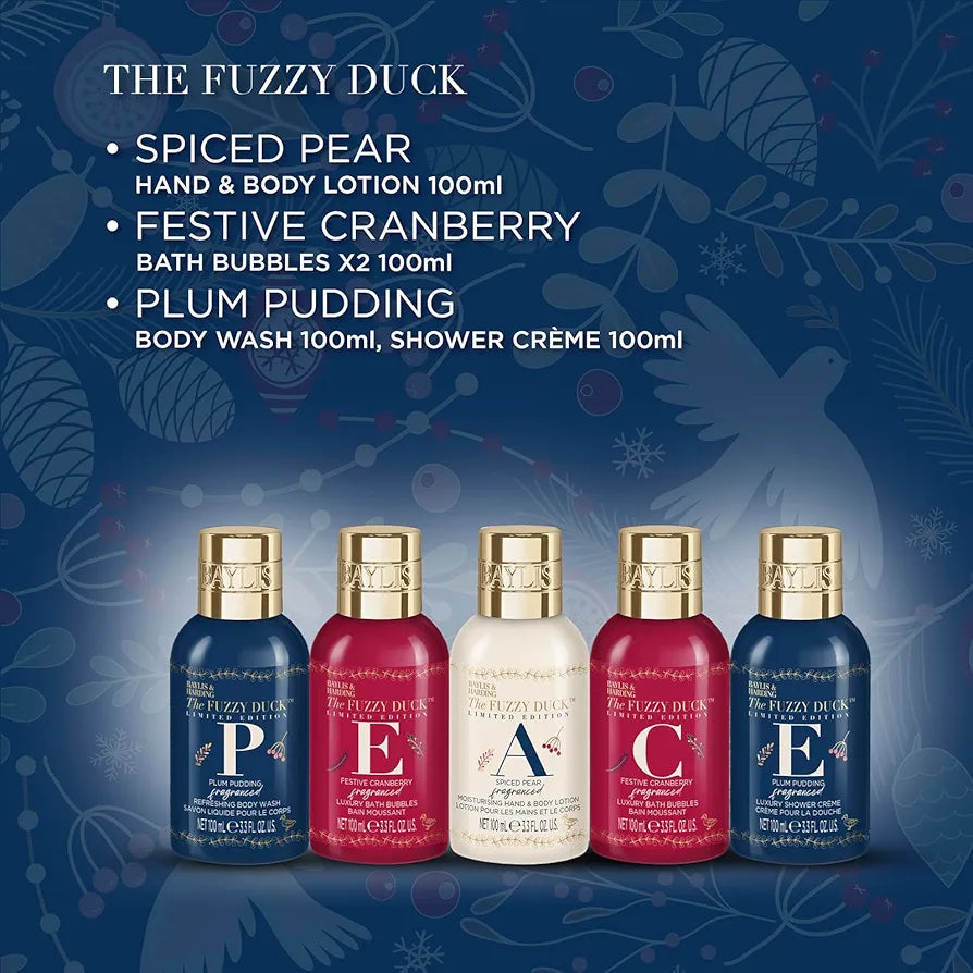 The Fuzzy Duck Winter Wonderland Time For Peace Gift Set