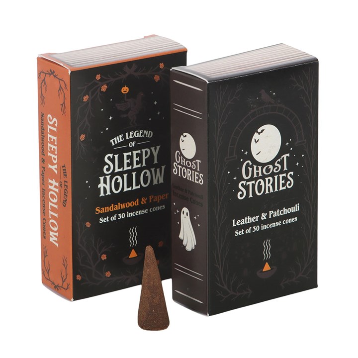 Haunted Library Incense Cone Gift Set – Leather & Patchouli & Sandalwood & Paper