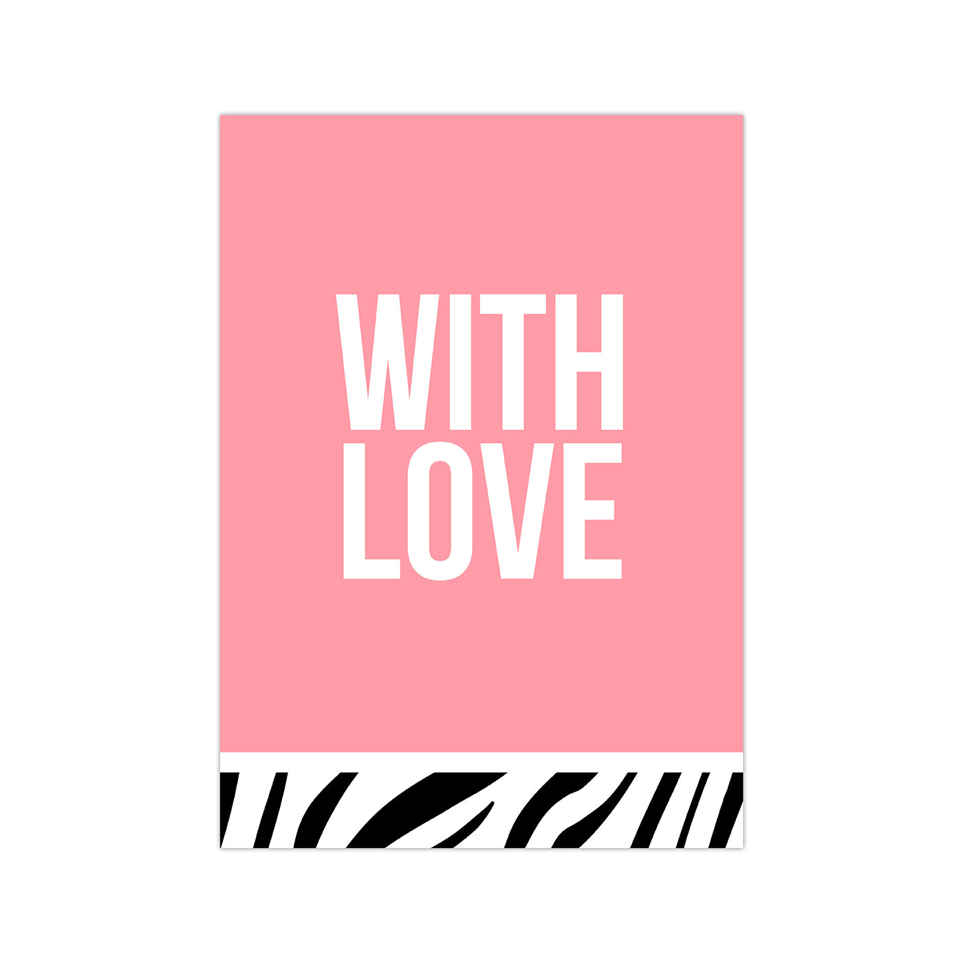 Neon greeting card with love