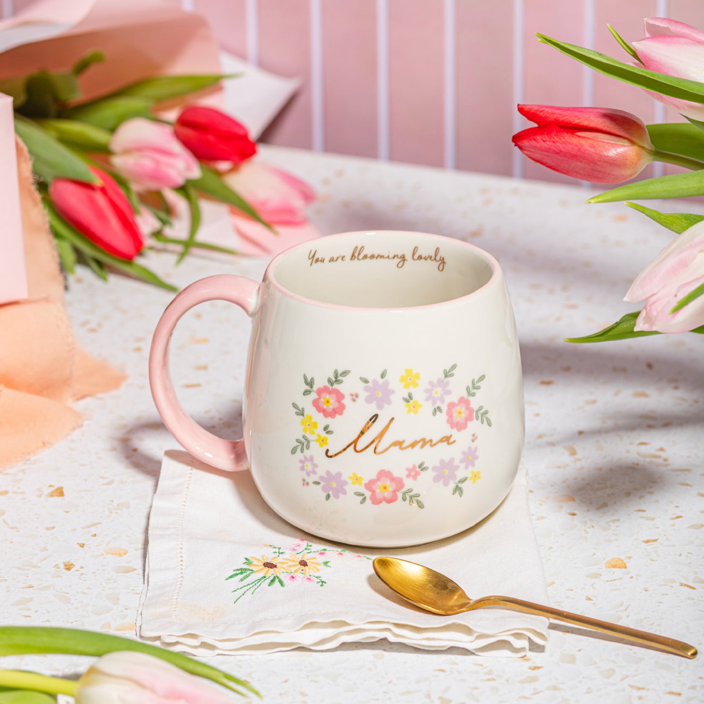 Mama You Are Blooming Lovely Mug