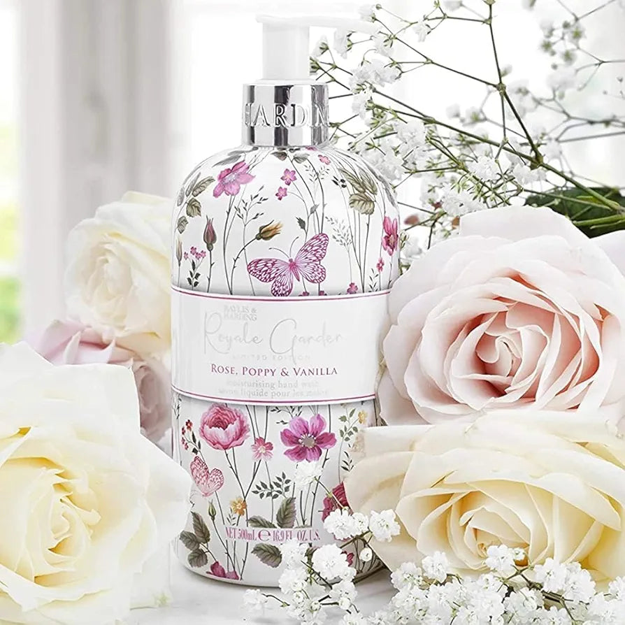 Royale Garden Rose, Poppy & Vanilla Hand Wash