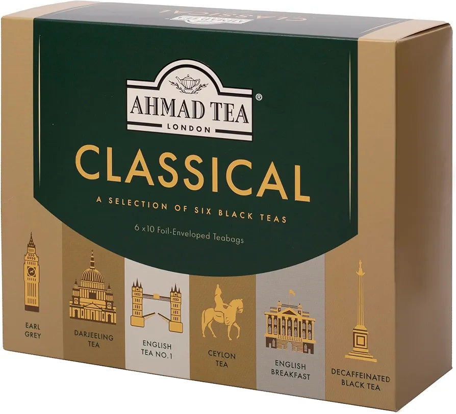 Classical Selection of 6 Black Teas - 60 Teabags