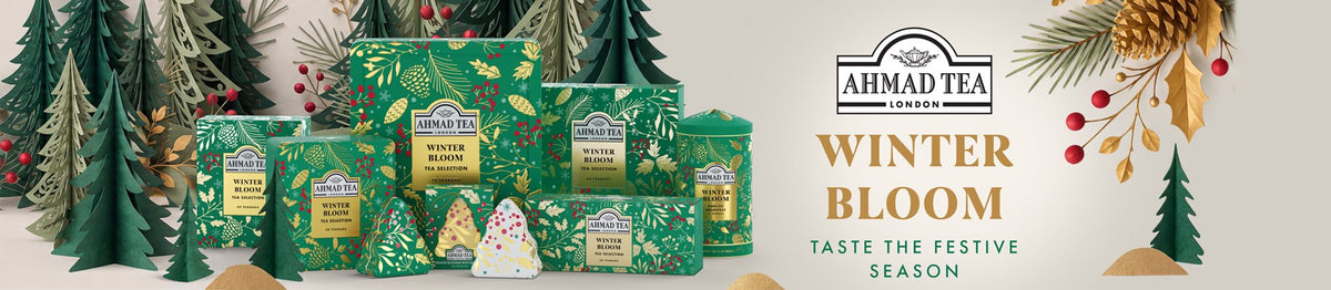 Ahmad Tea Winter Bloom 40 Tea Bags Selection Tin