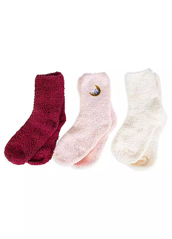 Me to you Fluffy bed socks pack of 3