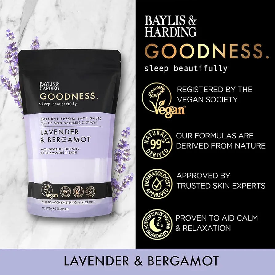 Baylis & Harding Goodness Sleep Bath Salts, 1kg