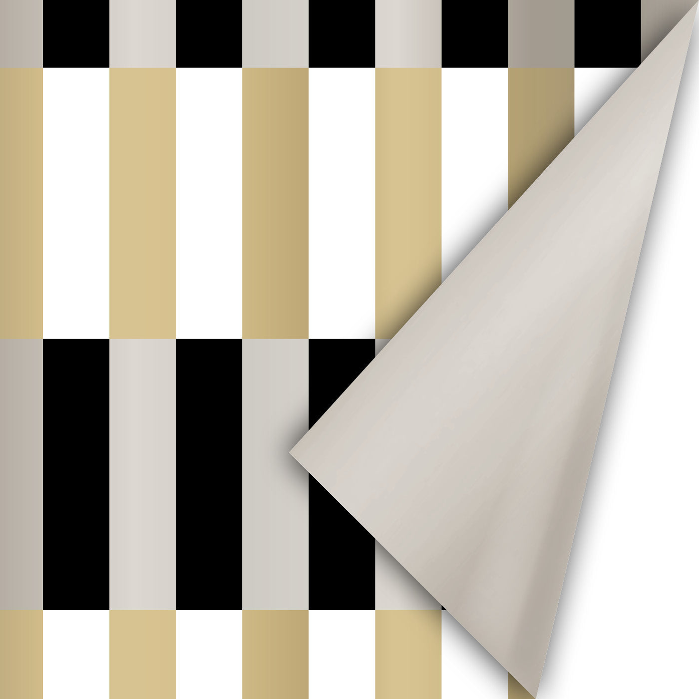 Retro stripes wrapping roll