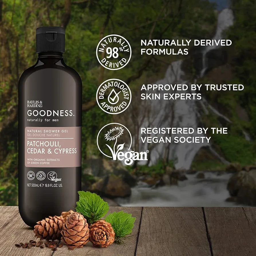 Goodness Men's PATCHOULI CEDAR & CYPRESS