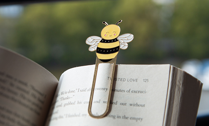 Bee Metal Bookmark