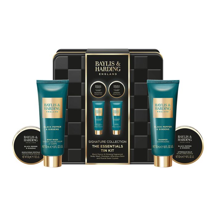 Baylis & Harding Black Pepper & Ginseng The Essentials Tin Gift Set