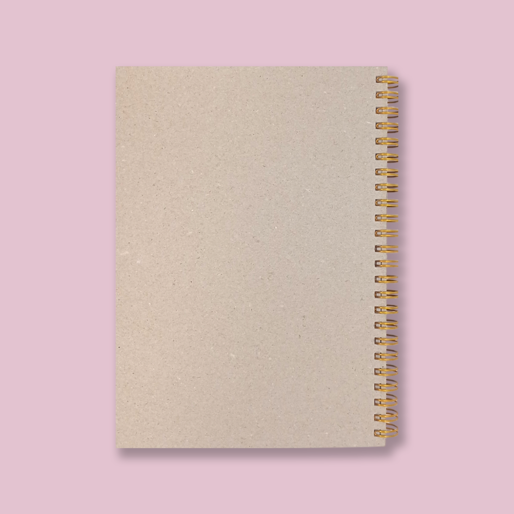 Gold Foil Hummingbirds A5 Notebook