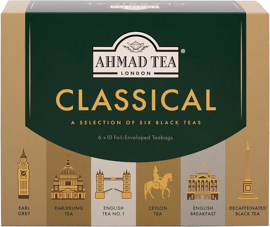 Classical Selection of 6 Black Teas - 60 Teabags