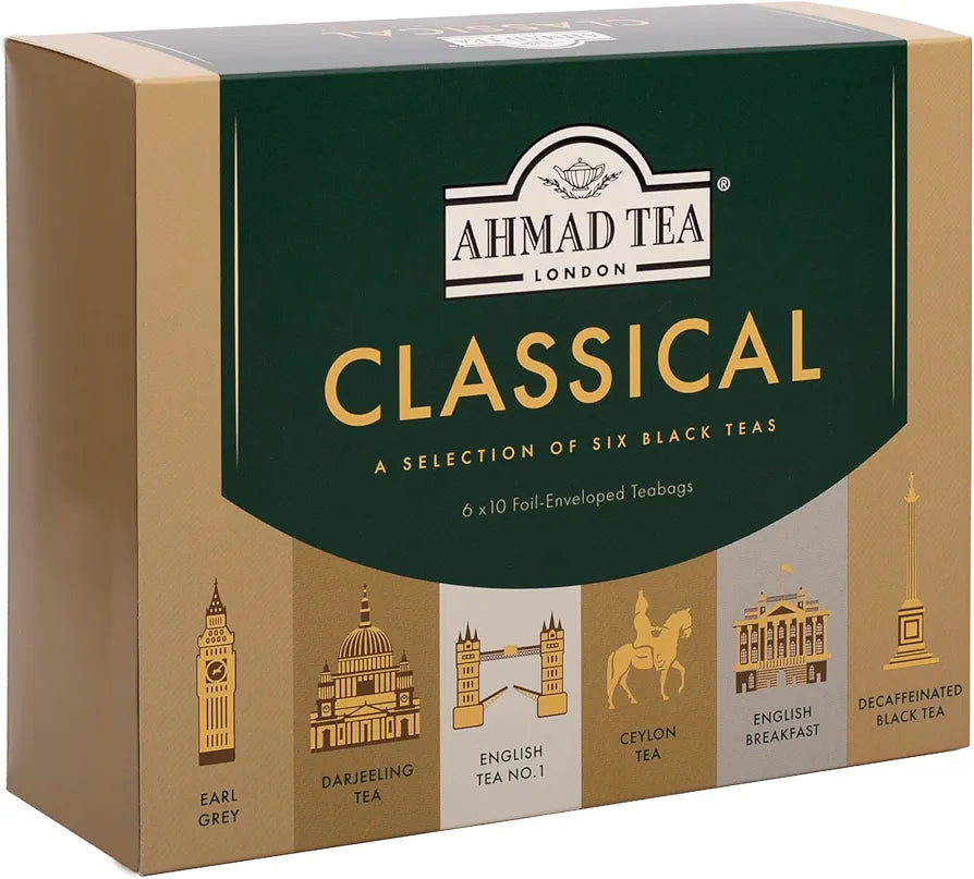 Classical Selection of 6 Black Teas - 60 Teabags