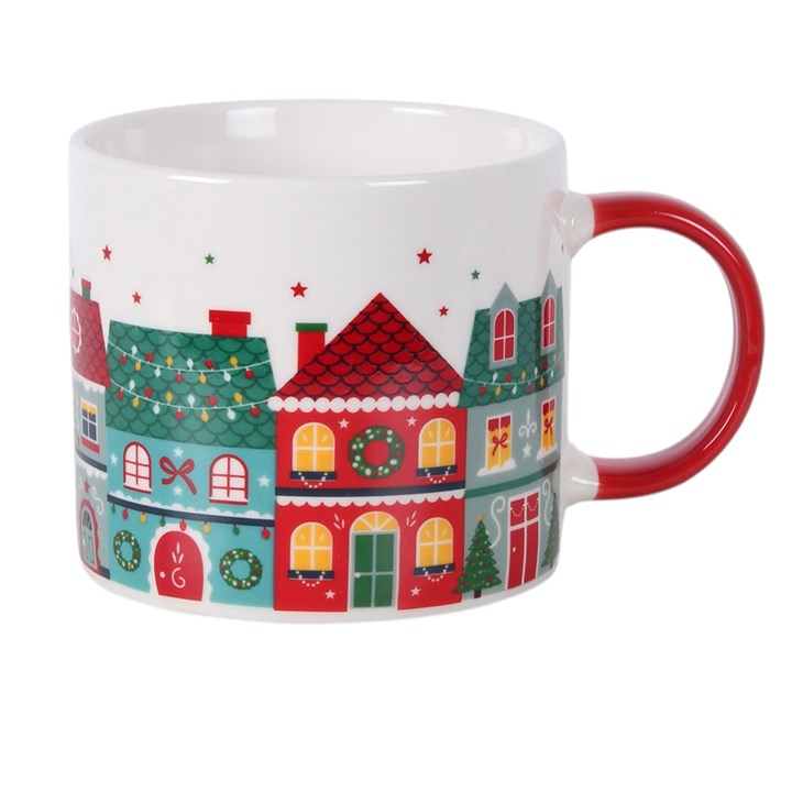 Christmas Street Ceramic Mug