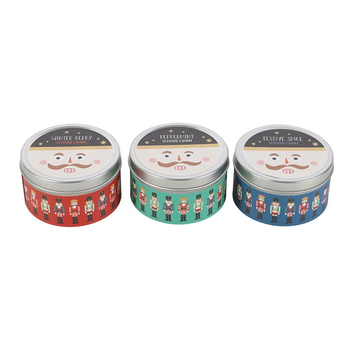 Nutcracker tin Candle