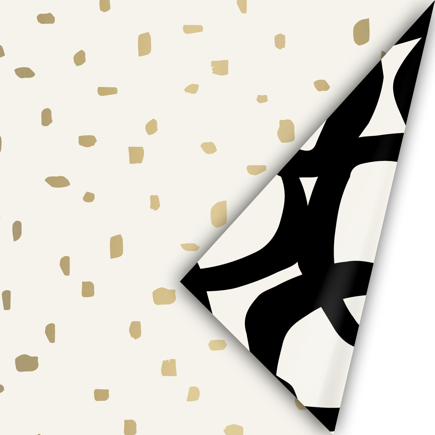Retro dots wrapping roll