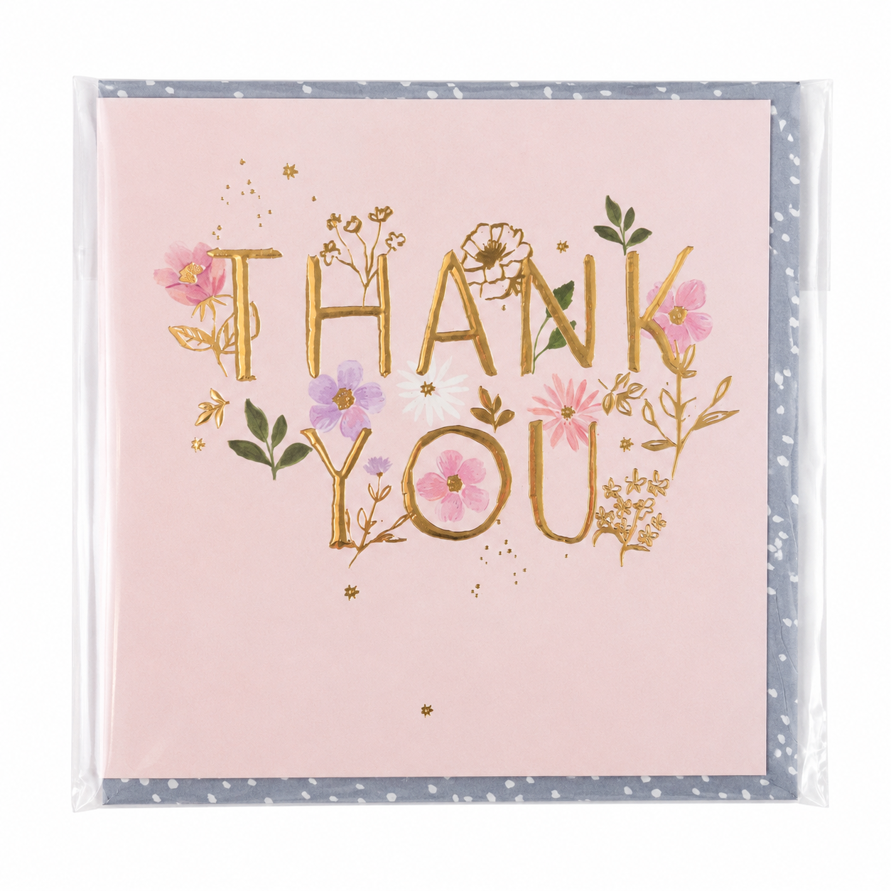 Botanique Thank You Card – Floral Gold Foil