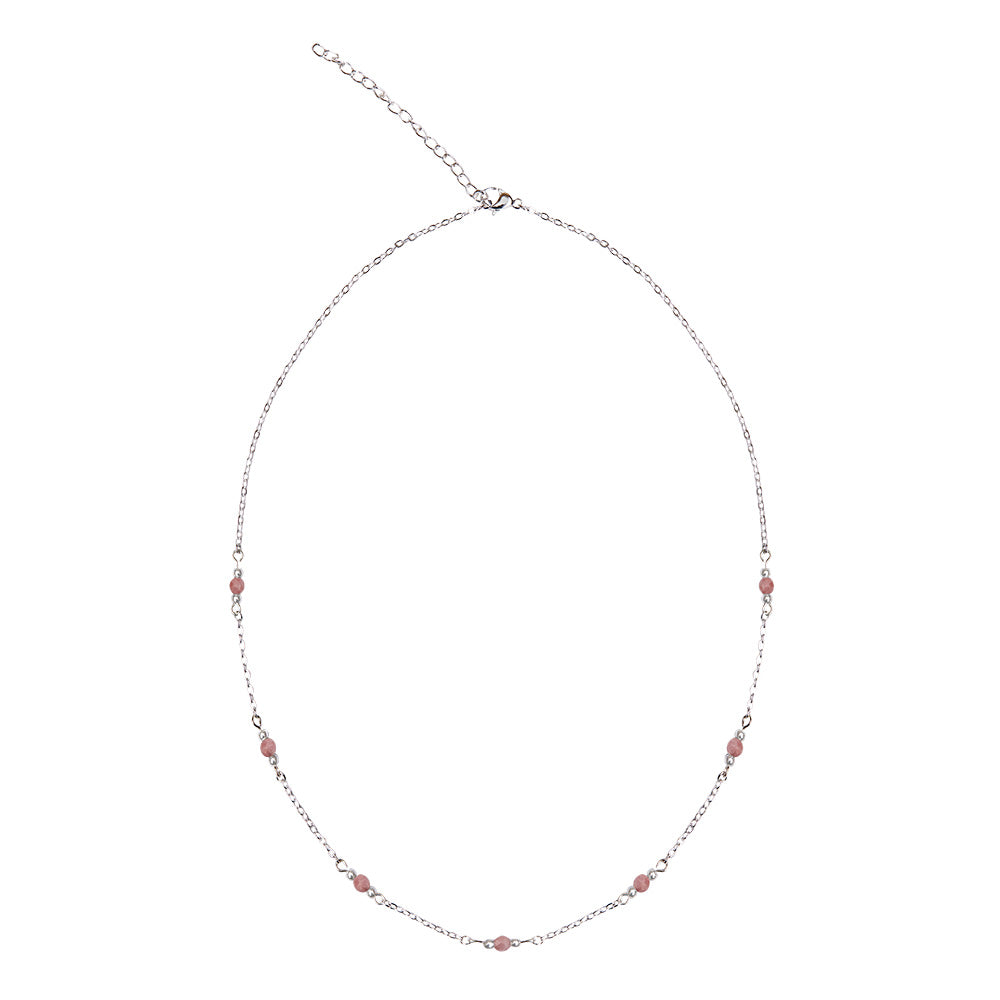 Thulite necklace