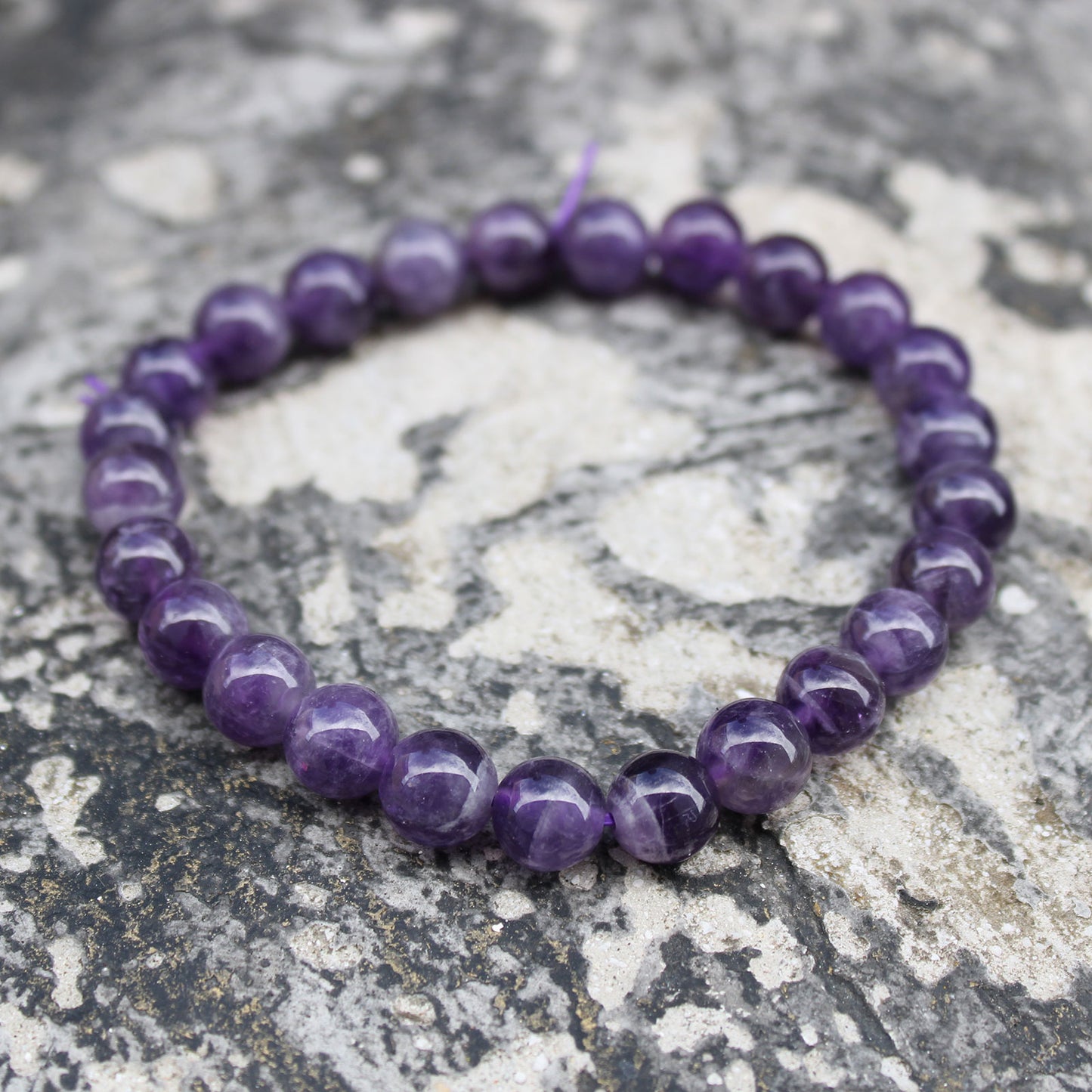 Amethyst power bracelet