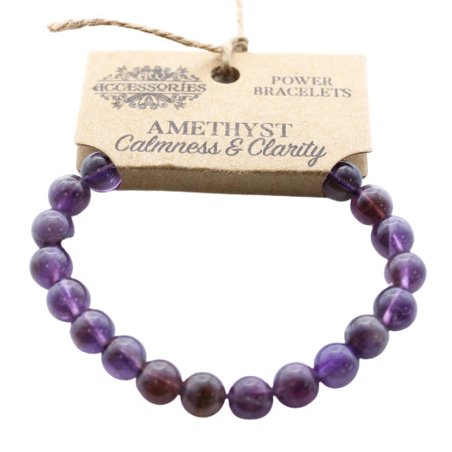 Amethyst power bracelet