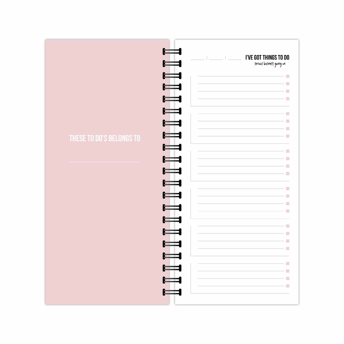 To Do Notebook I've got things to do PINK