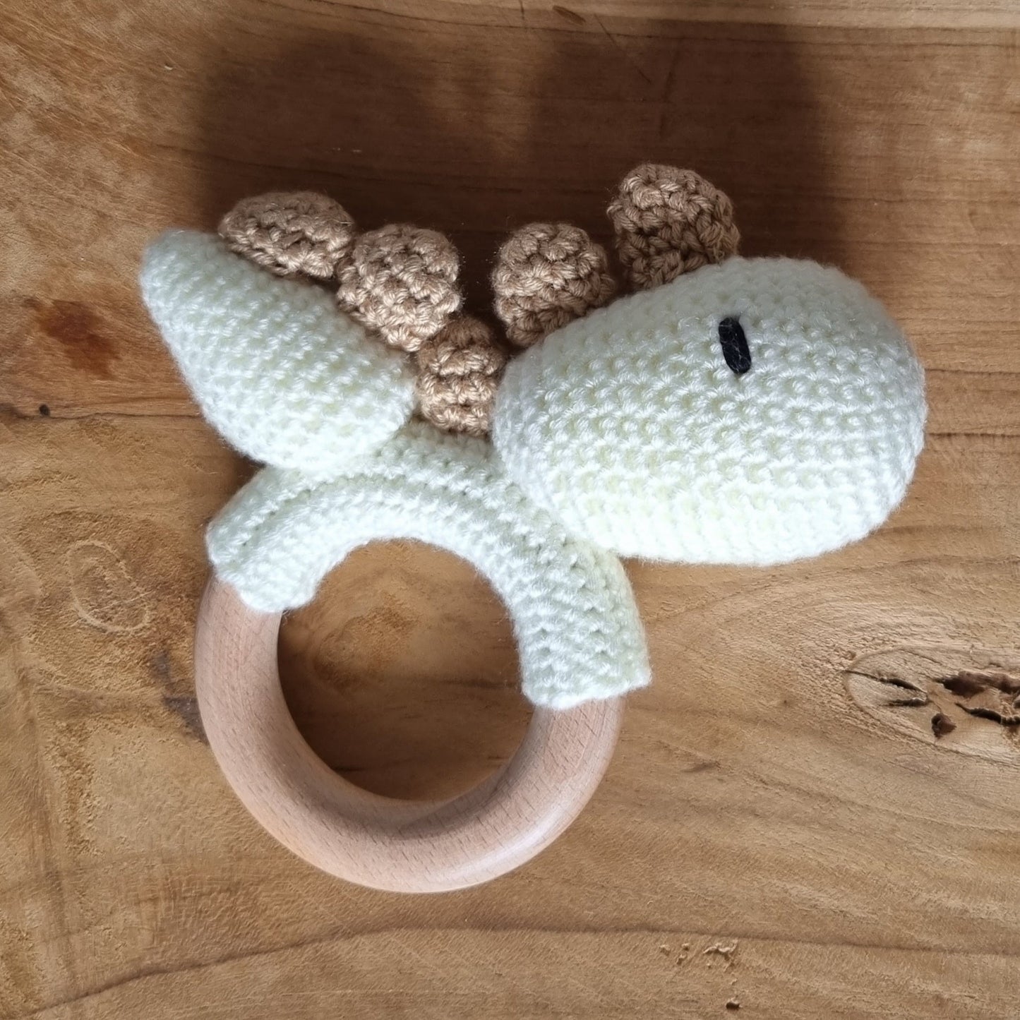 Crochet Rattle Dino