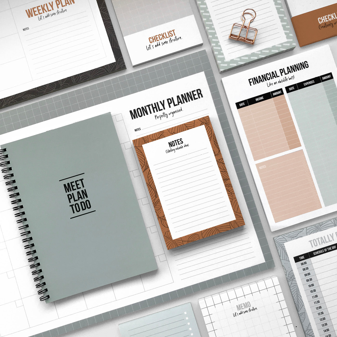 A5 Notebook Financial Planning