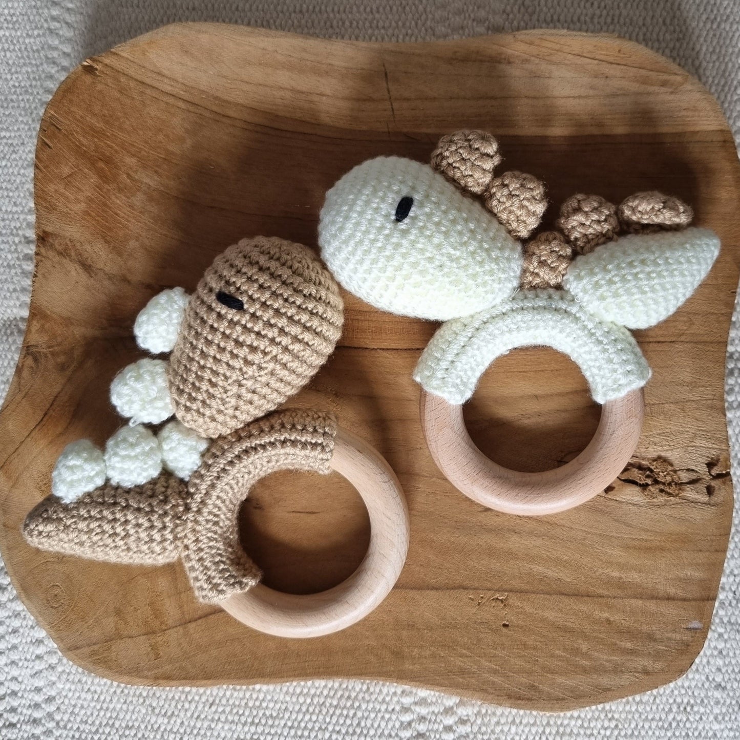 Crochet Rattle Dino