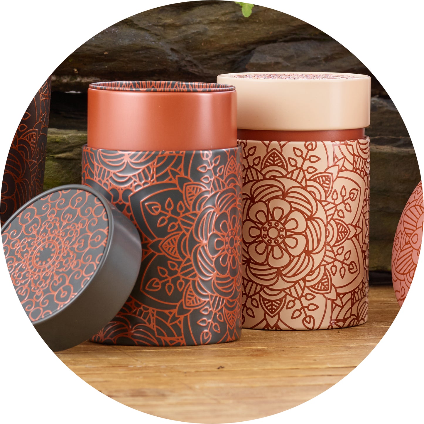 set of 2 madala tins