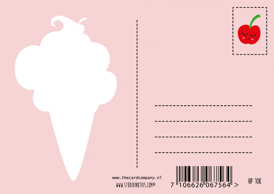 happy birthday sweety ice cream greeting card
