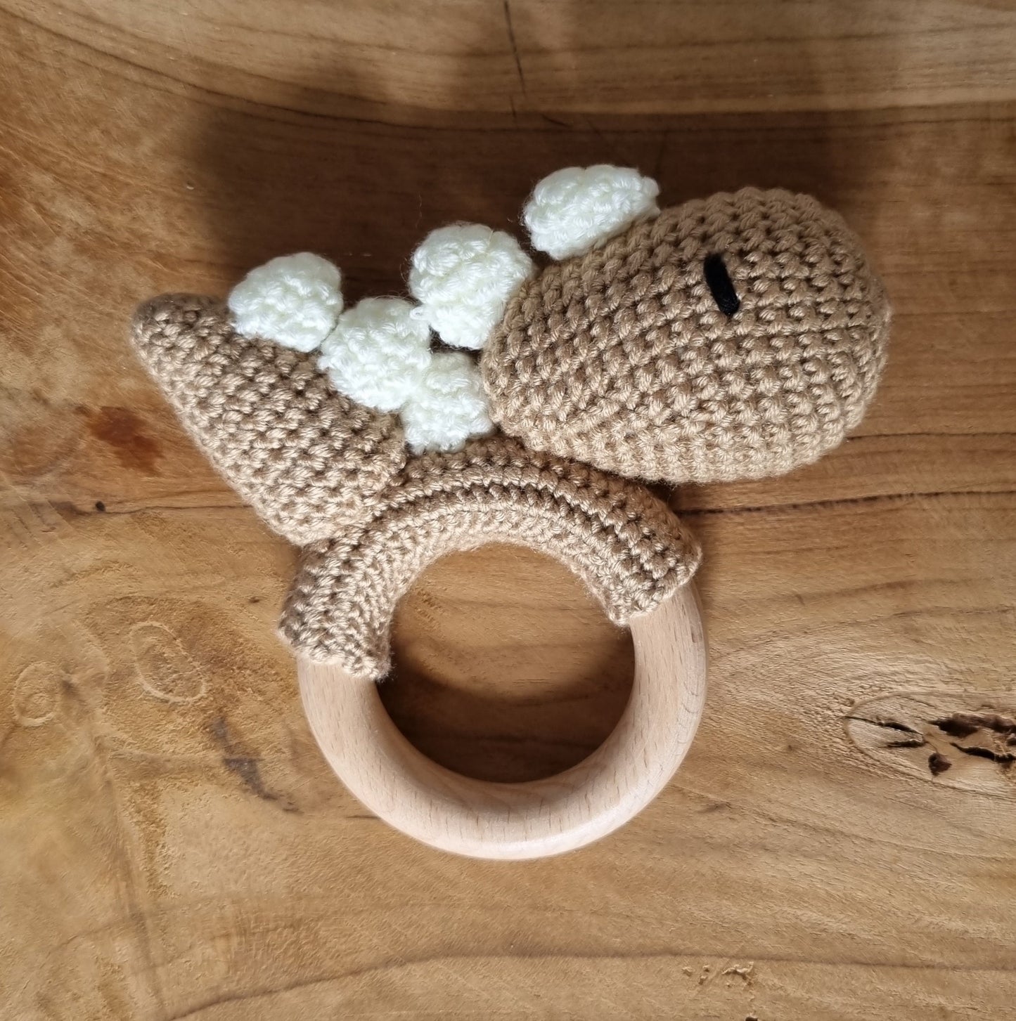 Crochet Rattle Dino