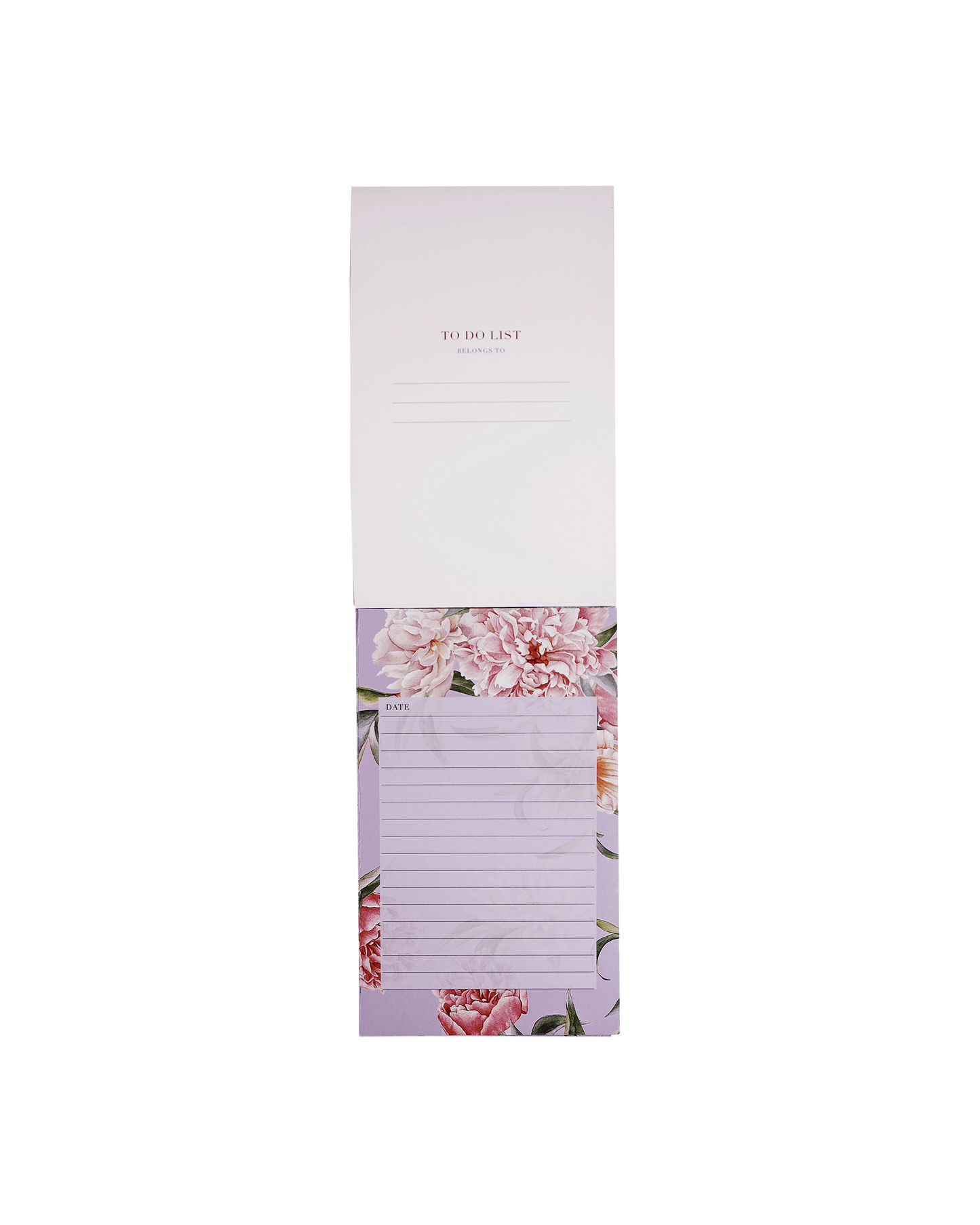To Do List in Luxurious Lilac Floral