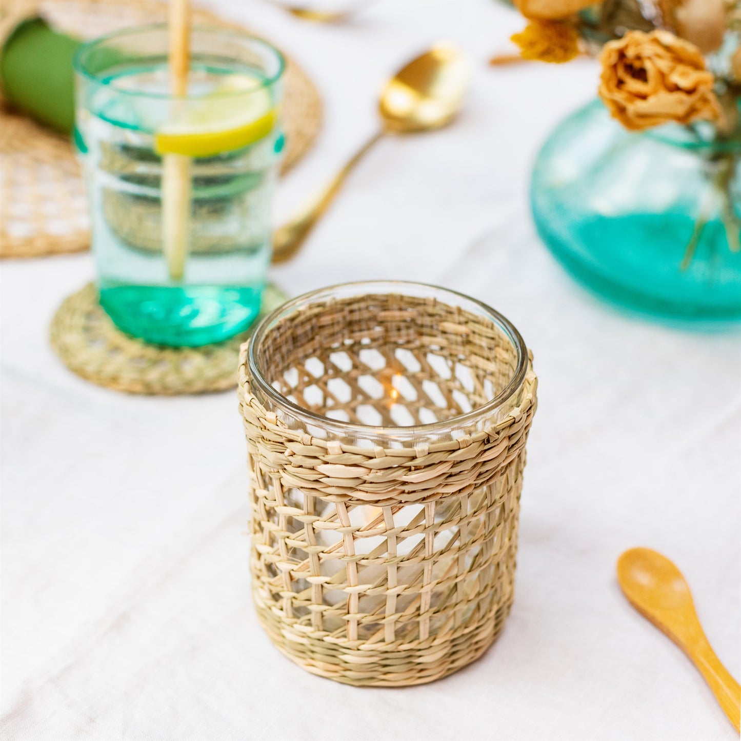 Seagrass Tealight Holder